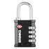 Brinks 40mm Heavy Duty Zinc Die-Cast Resettable TSA Luggage Padlock